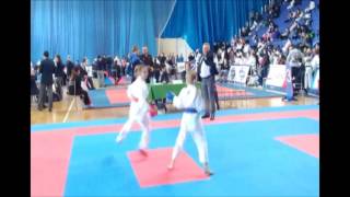 WKF karate Moscow Reg Champ Ushiro mawashi
