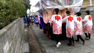 湯野稲荷神社例大祭　2016 昼の町廻り　中央