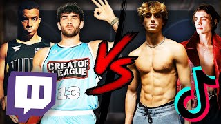 TWITCH STREAMER VS TIKTOKER BASKETBALL ft. @Swagg