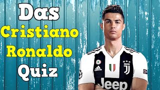 Wie gut kennst du Cristiano Ronaldo? ⚽ Fußball Quiz 2020
