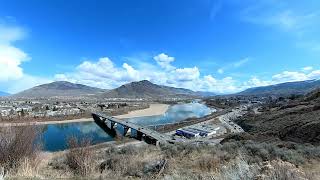 Monday Noon Overlander Bridge Traffic. Kamloops Apr 3, 2023