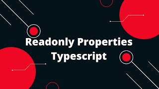 Typescript Tutorial #25 Readonly Properties Typescript