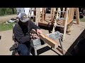 BIRDS MOUTH & PURLINS Cutting The Roof  Chicken coop build PART- 4