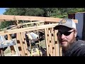 BIRDS MOUTH & PURLINS Cutting The Roof  Chicken coop build PART- 4