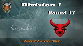 Atlasbasket - Div 1_Round 17 - THE MARGI vs SOURMENA BULLS