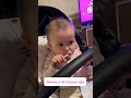 Эмили и её первая еда ☺️ малышка дети baby дочь дочка Эмили семья