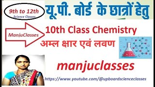 Class 10th अम्ल क्षार एवं लवण / acid base and salt (Part 1)