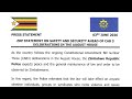 ZRP threaten Zimbabweans who will rise up against CAB3 processes in Parliament.