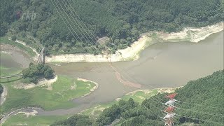 貯水率１５．２％に低下「水不足の懸念」水道の減圧で“節水”…福岡県の油木ダム