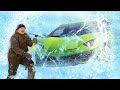 Found Lamborghini Trapped in Ice! How to get it?