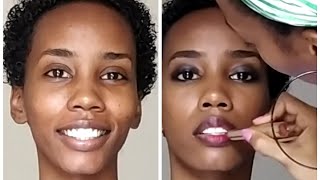 مكياج مرقة ليلية للبشرة البنيه الغامقة - Night out makeup for dark skin