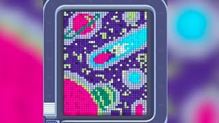 Pixel flow level 217 hard level Walkthrough Solution