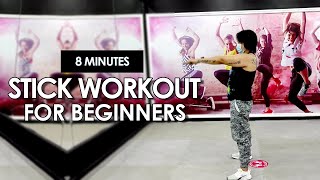 Stick Total Body Workout | Cardio workout | Cardio and ABS Workout