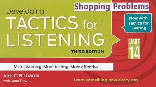 Tactics for Listening Third Edition Developing Unit 14 Shopping Problems