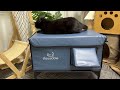 new arrival clawsable 2 door enhanced lift top elevated heated outdoor cat house large