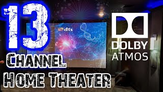13 Channel Home Theater Tour | 9.2.4 Atmos | Denon AVR-X6700H Receiver