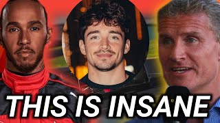 TERRIBLE NEWS- David Coulthard Brutal Statement About Lewis Hamilton and Leclerc Ambitious