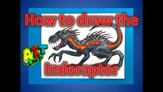 How to draw the Indoraptor