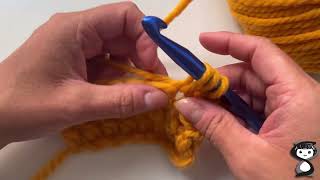 How to make a treble crochet increase (2tr)