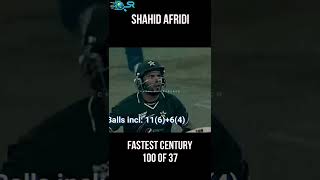 Fastest Century⚡ Shahid Khan Afridi🔥| Shahid Afridi Attitude Status | Pakistan Cricket  #shorts