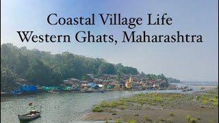 Village Life on the Coastal Line, Maharashtra | Western Ghats Cycling | The Young Monk | India Tour|