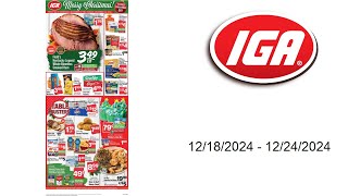 IGA Weekly Ad - 12/18/2024 - 12/24/2024