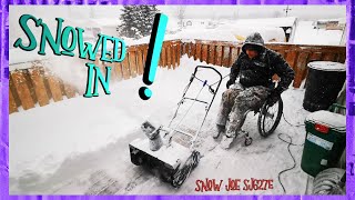 WheelChair User VS SnowBlower !