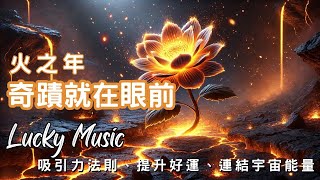 火之年每天5分鐘｜奇蹟就在眼前｜準備好迎接豐盛吧！｜吸引力法則｜好運音樂｜冥想音樂｜治癒心靈好運便來｜宇宙之間傳輸能量的能力『靈療音樂 Lucky Music』