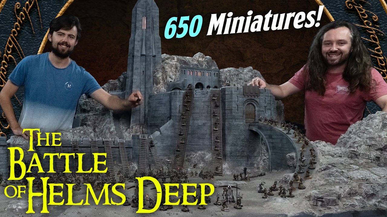 Mega Helms Deep Battle Report Middle Earth Sbg Youtube