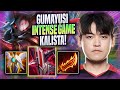 GUMAYUSI INTENSE GAME WITH KALISTA! - T1 Gumayusi Plays Kalista ADC vs Draven! | Season 2022