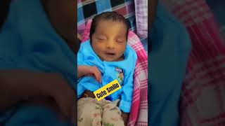 #gunika ki choti sister #newbornbaby babu ki smile kitni cute hai #shorts #viral #trandingshorts #yt