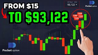 From $15 to $100K in No Time! My Secret Pocket Option Day Trading Strategy Exposed! | Live