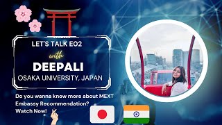 MEXT Embassy Recommendation Exam & Interview for Indian Applicants | Study in Japan | Let's Talk E02