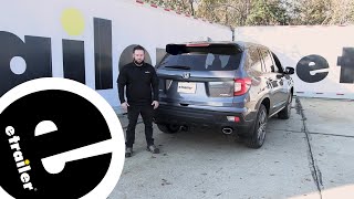 etrailer | Set up: Curt Trailer Hitch Receiver on a 2021 Honda Passport