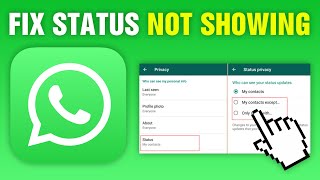 WhatsApp Status Not Showing (FIX)