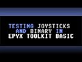 JOYSTICKS and BINARY in Epyx Toolkit Basic | Commodore 64