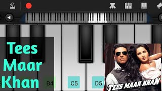 Tees Maar Khan🔥🔥 mobile piano cover tune #pianocover #teesmaarkhan #pianotutorial #shorts
