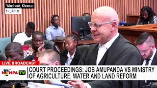 WATCH LIVE: JOB AMUPANDA VS MINISTER OF AGRICULTURE, WATER AND LAND REFORM