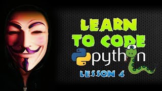 Learn Python Programming For Hackers - Lesson 4 - User Input