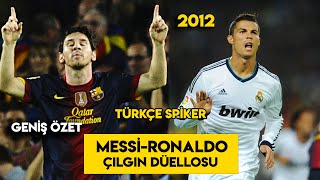 Barcelona 2-2 Real Madrid | Türkçe Spiker | Messi-Ronaldo Düellosu - 2012