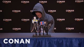 Conan's Post-Joke Press Conference | CONAN on TBS