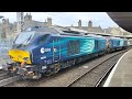 direct rail services locos move drs 68017 68002 0z17 carnforth 28042022