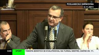 Miroslav Kalousek: Hruď se mi dme pýchou aneb Shrnutí rathingu (3. 11. 2011)