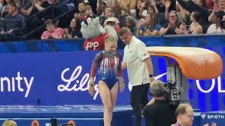 Jade Carey - CHENG \u0026 AMANAR vault - 2024 Olympic Trials Day 2