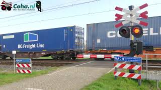 Spoorwegovergang Zenderen (Borne) 😍4K😍 // Dutch railroad crossing