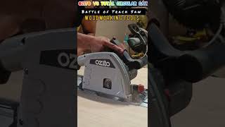 Ozito Vs Total Circular Saw, Battle of Track Saw, woodworking tools