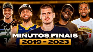 Os MINUTOS FINAIS das últimas 5 Finais da NBA (2019-2023)