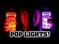 AMAZING POP LIGHTS!!! Juggling Light Up Water Bottles!