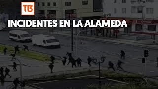 Incidentes se registran en calles Alameda con República