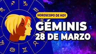 🙌𝐃𝐞𝐜𝐢𝐬𝐢𝐨𝐧 𝐚𝐜𝐞𝐫𝐭𝐚𝐝𝐚 𝐬𝐢𝐭𝐮𝐚𝐜𝐢𝐨𝐧 𝐪𝐮𝐞 𝐬𝐞 𝐜𝐨𝐧𝐜𝐫𝐞𝐭𝐚💛Géminis hoy ♊ Horoscopo de hoy 28 de marzo 2024